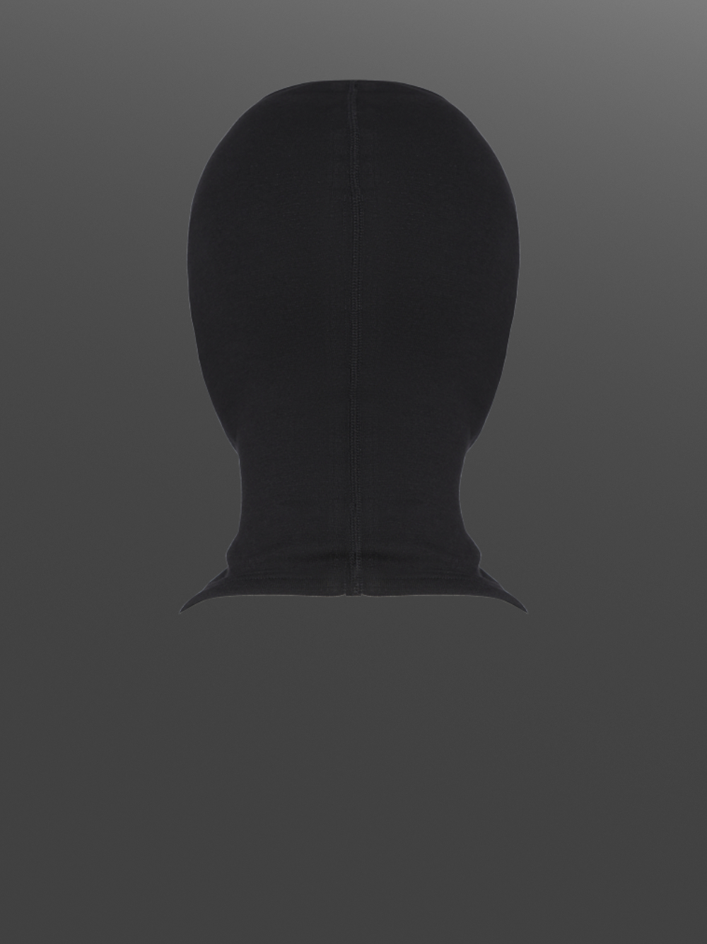 Balaclava made from two-layer material by Comazo Protect in black color. Product image back view Balaclava made from two-layer material by Comazo Protect in black color.