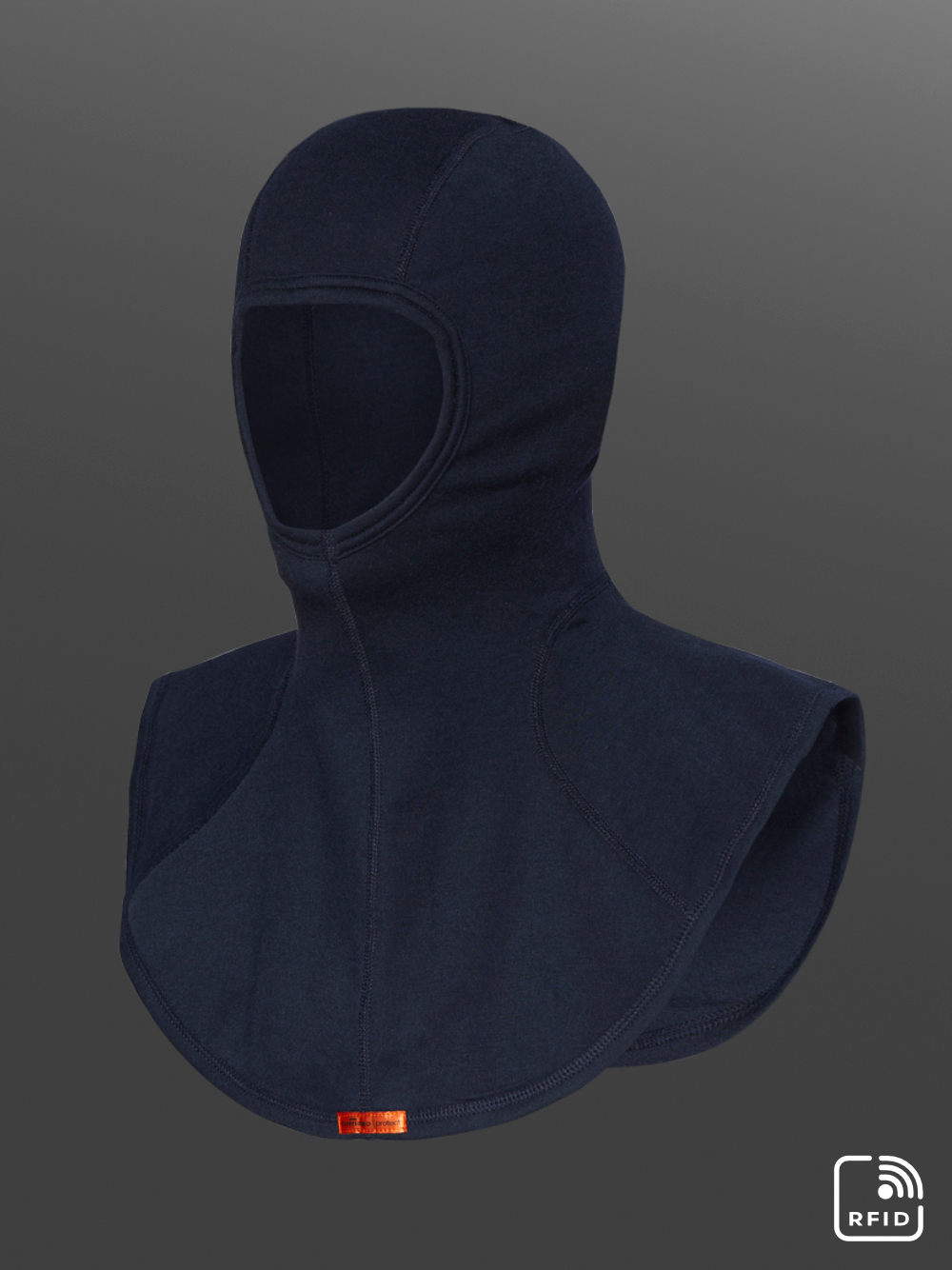 RFID, 2-lagige Flammschutzhaube "Cape"