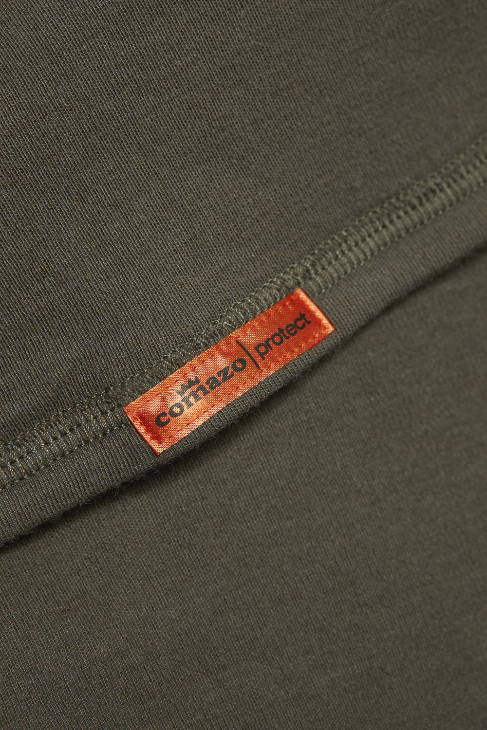 2-lagige Flammschutz Haube ohne Schulternaht von Comazo Protect Farbe Steingrau-Oliv Detailbild 2-lagige Flammschutz Haube ohne Schulternaht von Comazo Protect Farbe Steingrau-Oliv