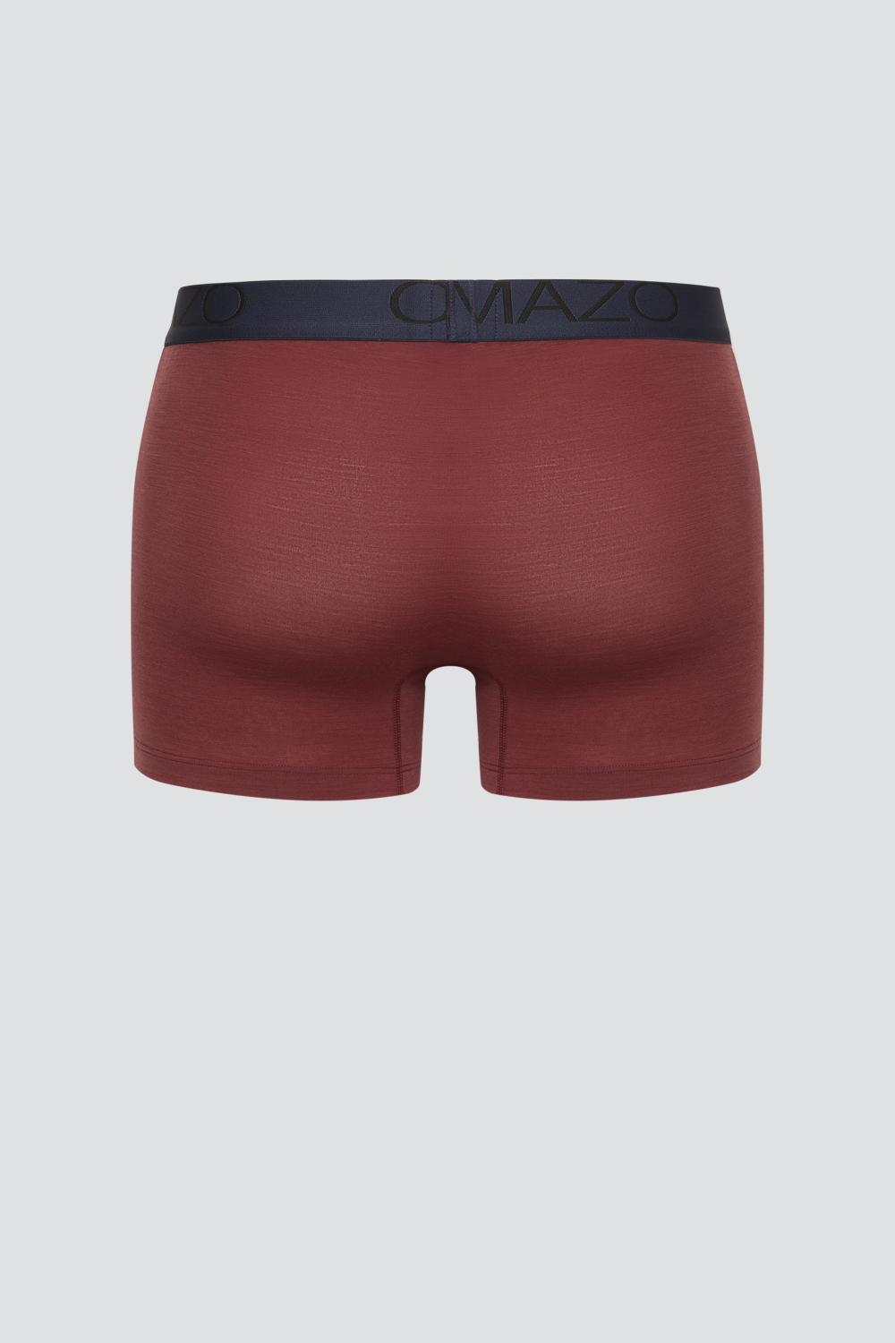 Comazo men's trunks made of merino wool in merlot/porto Product image back view Comazo men's trunks made of merino wool in merlot/porto