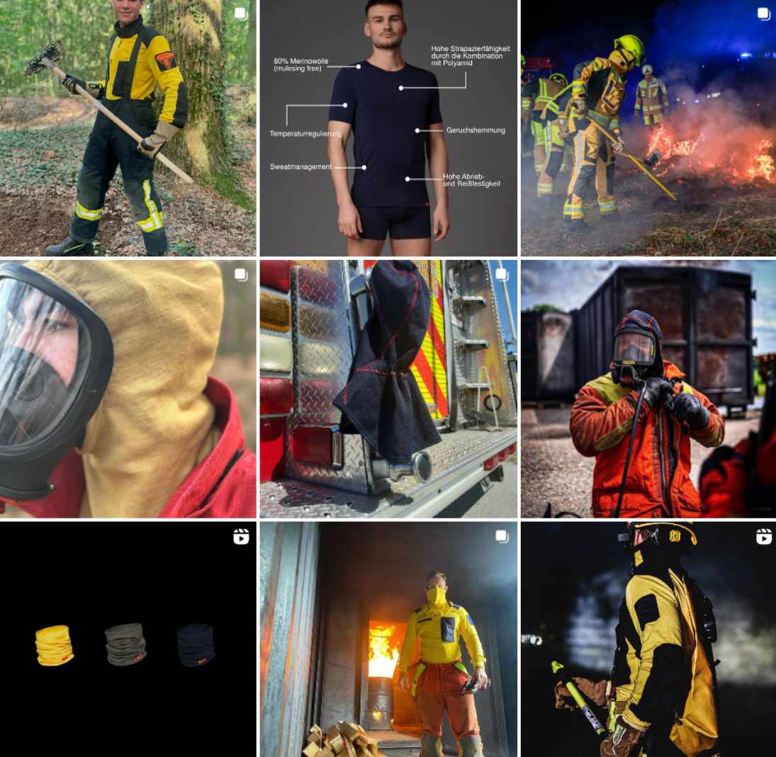 Screenshot von dem Instagram Account von comazo|protect Screenshot von dem Instagram Account von comazo|protect