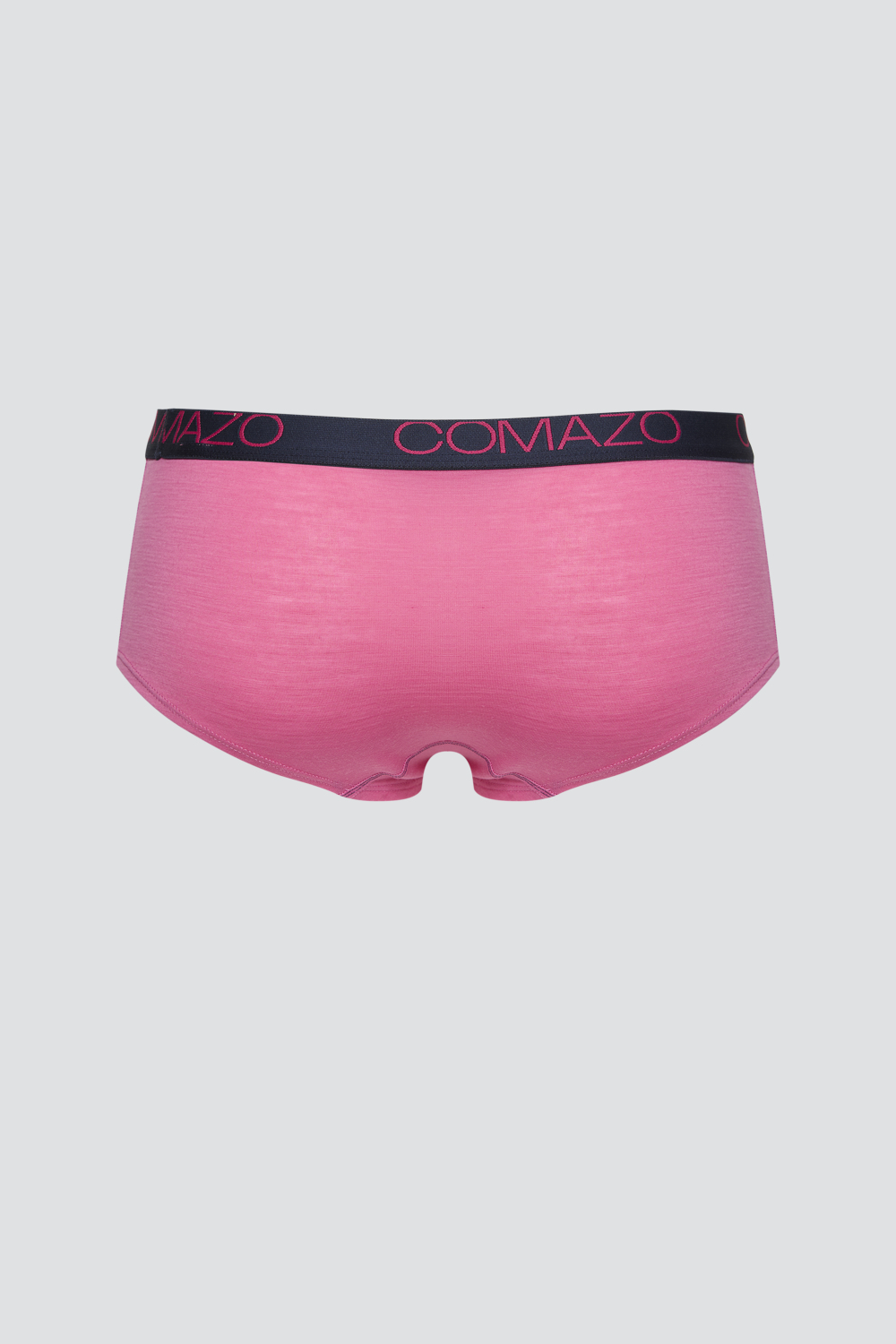 Produktbild Rückansicht Comazo Damen Panty aus Merinowolle Farbe Pink-Mango