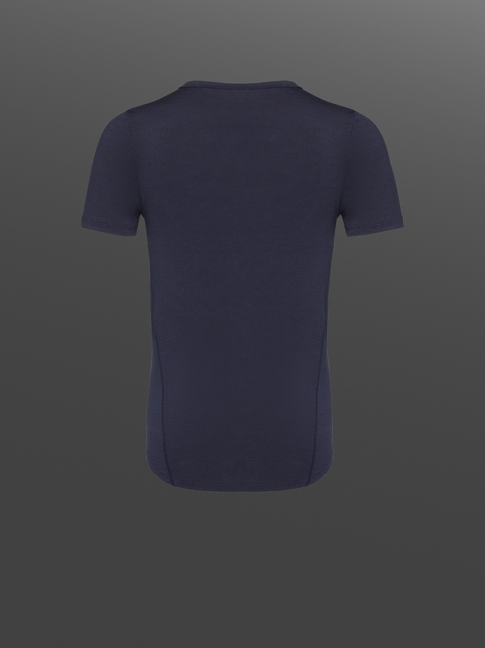 Comazo protect Durable Merino Wool Short Sleeve Shirt in Navy Product Image Back View: Durable Merino Wool Short Sleeve Shirt by Comazo Protect in Navy