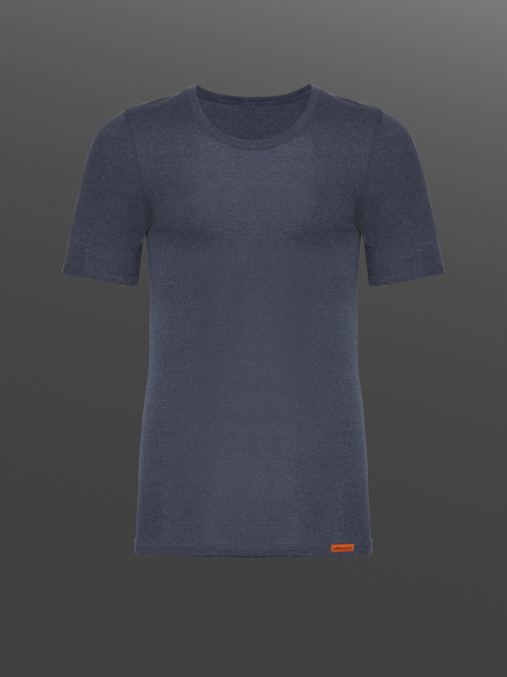 Produktbild Vorderansicht Shirt 1/4 Arm von Comazo Protect Farbe Blau-Melange Shirt 1/4 Arm von Comazo Protect Farbe Blau-Melange