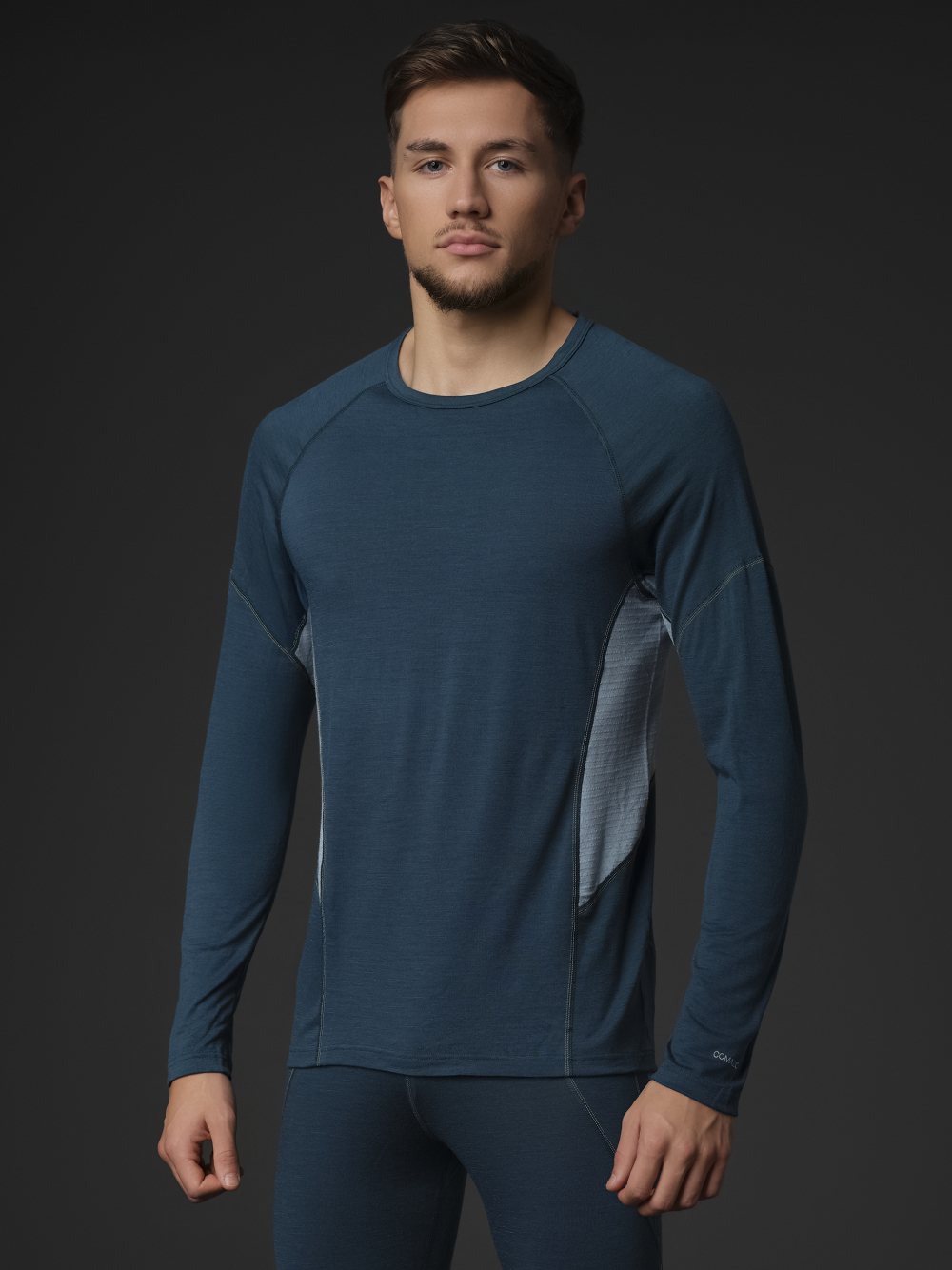 100 % Merinowolle-Shirt langarm | 190 g/m² | Hervorragendes Sweatmanagement dank integrierten Mesh-Einsätzen 