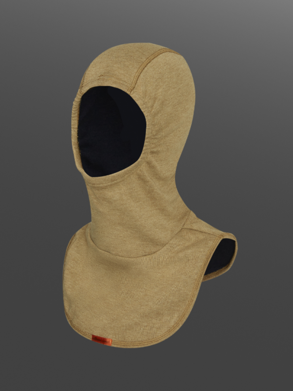 2-lagige Flammschutz Haube PBI Farbe Gold/Beige Produktbild Vorderansicht 2-lagige Flammschutz Haube PBI Farbe Gold/Beige
