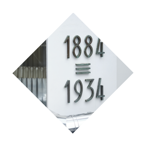 Detailbild von Zahlen - 1884 - 1934 Detailbild von Zahlen - 1884 - 1934