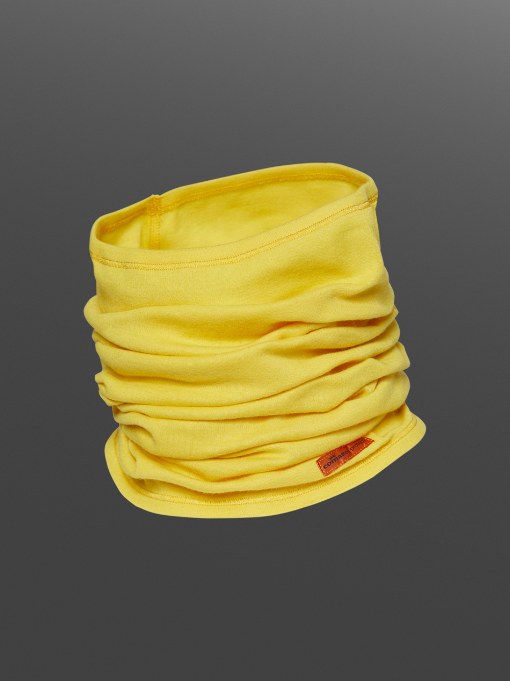 Schlauchschal Flammschutz von Comazo Protect Farbe Gelb Produktbild Vorderansicht Schlauchschal Flammschutz von Comazo Protect Farbe Gelb