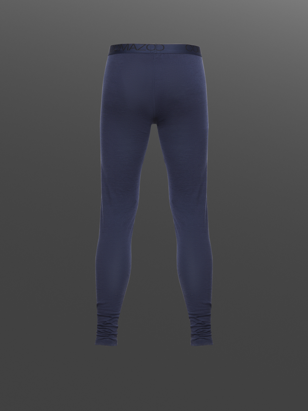 Functional pants made of 100% merino wool for men by Comazo Protect, color navy. Product image back view: Functional pants made of 100% merino wool for men by Comazo Protect, color navy.