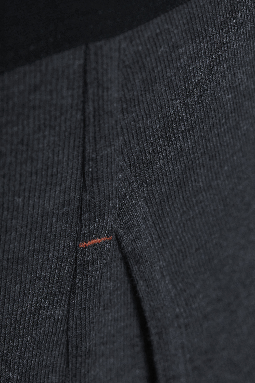 Long underwear with fly by Comazo Protect in dark gray melange color. Detail image Long underwear with fly by Comazo Protect in dark gray melange color.