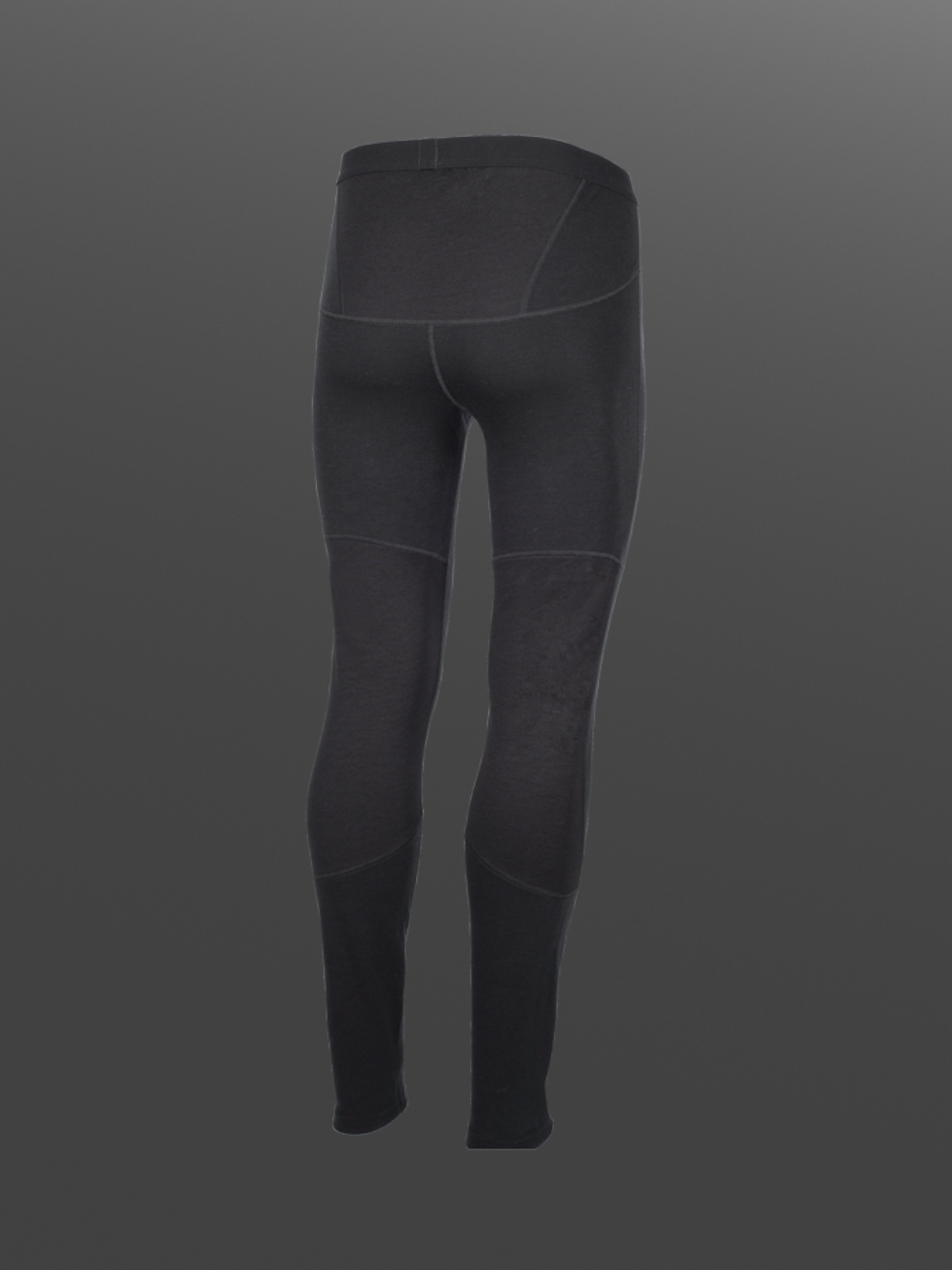 Funktionshose mit Merinowolle (Mulesing free) von Comazo Protect Farbe Schwarz Produktbild Rückansicht Funktionshose mit Merinowolle (Mulesing free) von Comazo Protect Farbe Schwarz