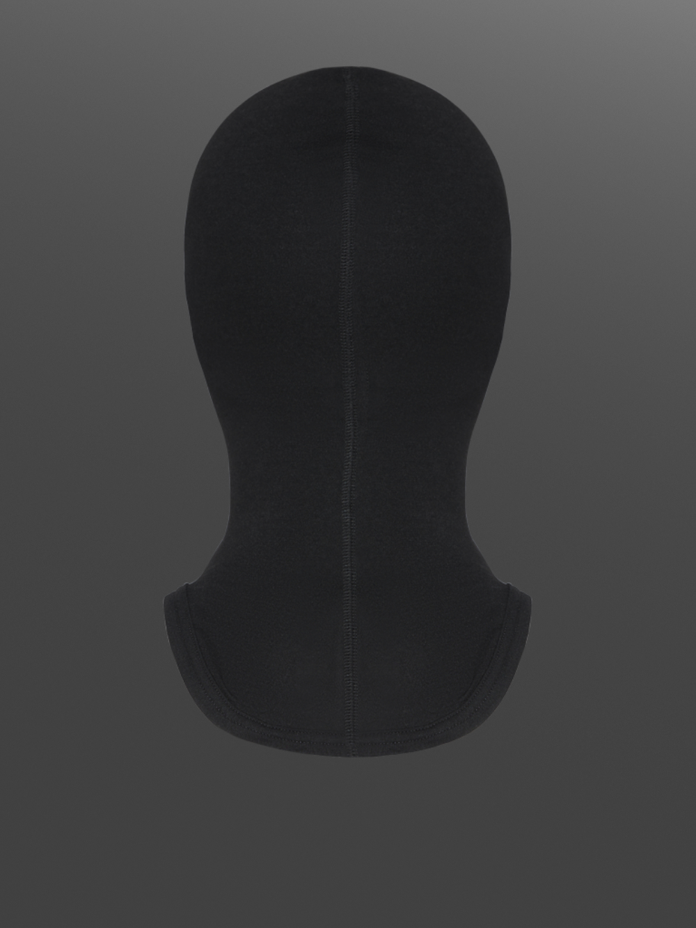 1-lagige Flammschutz Haube mit Flachnähten von Comazo Protect Farbe Schwarz Produktbild Rückansicht 1-lagige Flammschutz Haube mit Flachnähten von Comazo Protect Farbe Schwarz