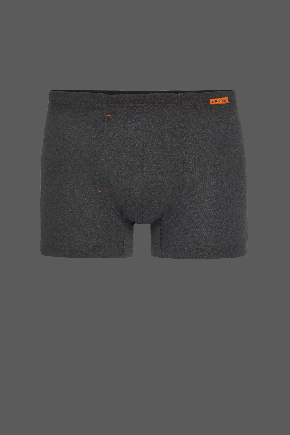Trunks by Comazo Protect in dark gray melange color. Product image front view Trunks by Comazo Protect in dark gray melange color.