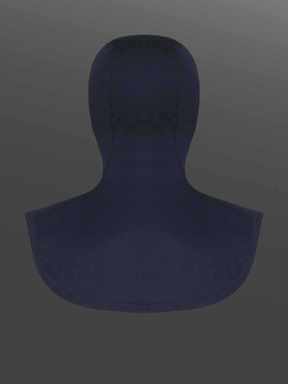 2-lagige Flammschutz Haube "Cape" von Comazo Protect Farbe Marine Produktbild Rückansicht 2-lagige Flammschutz Haube "Cape" von Comazo Protect Farbe Marine