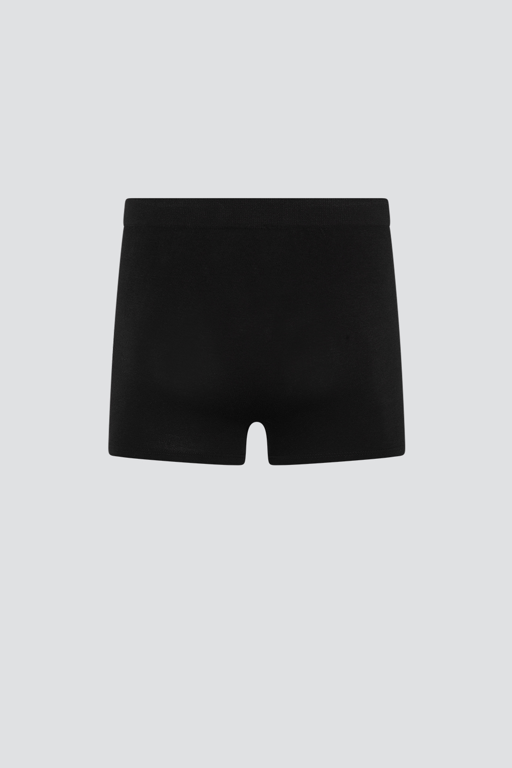 Comazo men's seamless trunk in black color. Product image rear view: seamless trunks by Comazo in the color black.