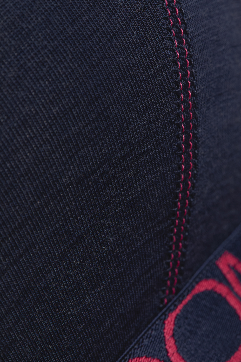 Detailbild Comazo Damen Bustier aus Merinowolle Farbe Navy