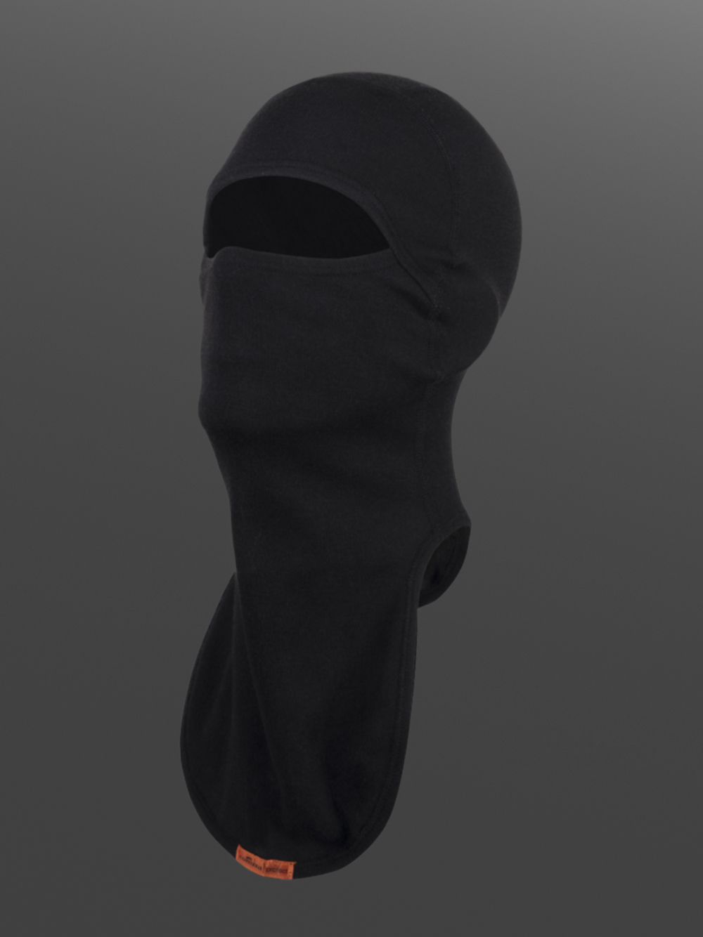 1-ply hood "Eye" field of vision, color black Product image front view: 1-ply hood "Eye" field of vision, color black