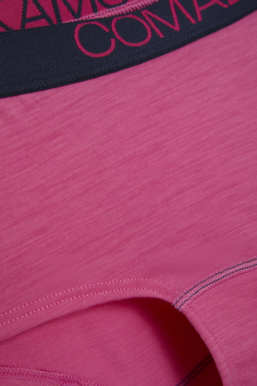 Detailbild Comazo Damen Panty aus Merinowolle Farbe Pink-Mango