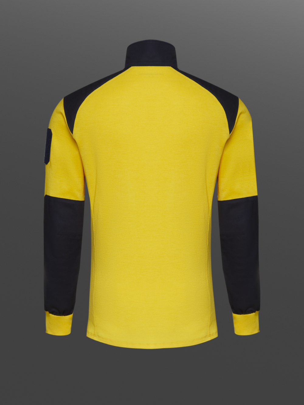 Comazo Protect Fire Shirt Premium Vegetationsbrandbekämpfung Farbe Gelb/Marine Produktbild Rückansicht Comazo Protect Fire Shirt Premium Vegetationsbrandbekämpfung Farbe Gelb/Marine