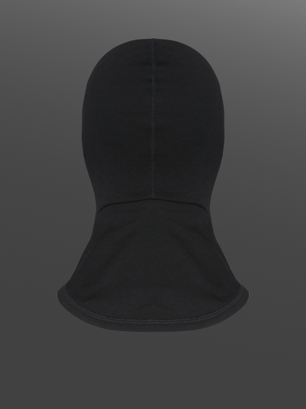 2-lagige Flammschutz Haube "Ballerinenform" Comazo Protect Farbe Schwarz Produktbild Rückansicht 2-lagige Flammschutz Haube "Ballerinenform" Comazo Protect Farbe Schwarz