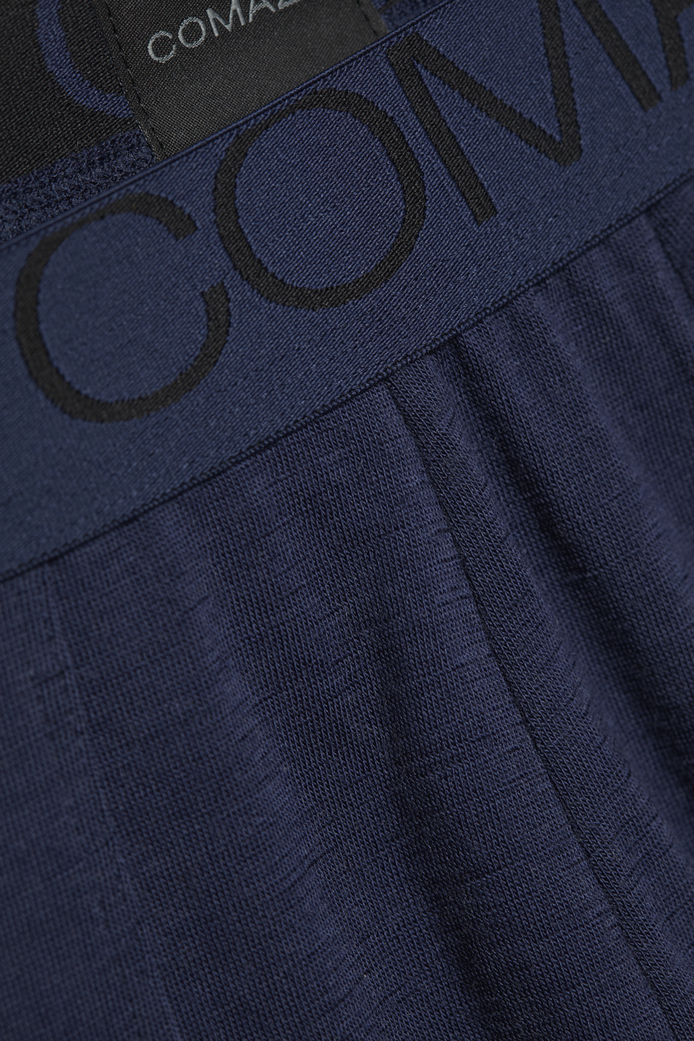Functional pants made of 100% merino wool for men by Comazo Protect, color navy. Detail  image back view: Functional pants made of 100% merino wool for men by Comazo Protect, color navy.