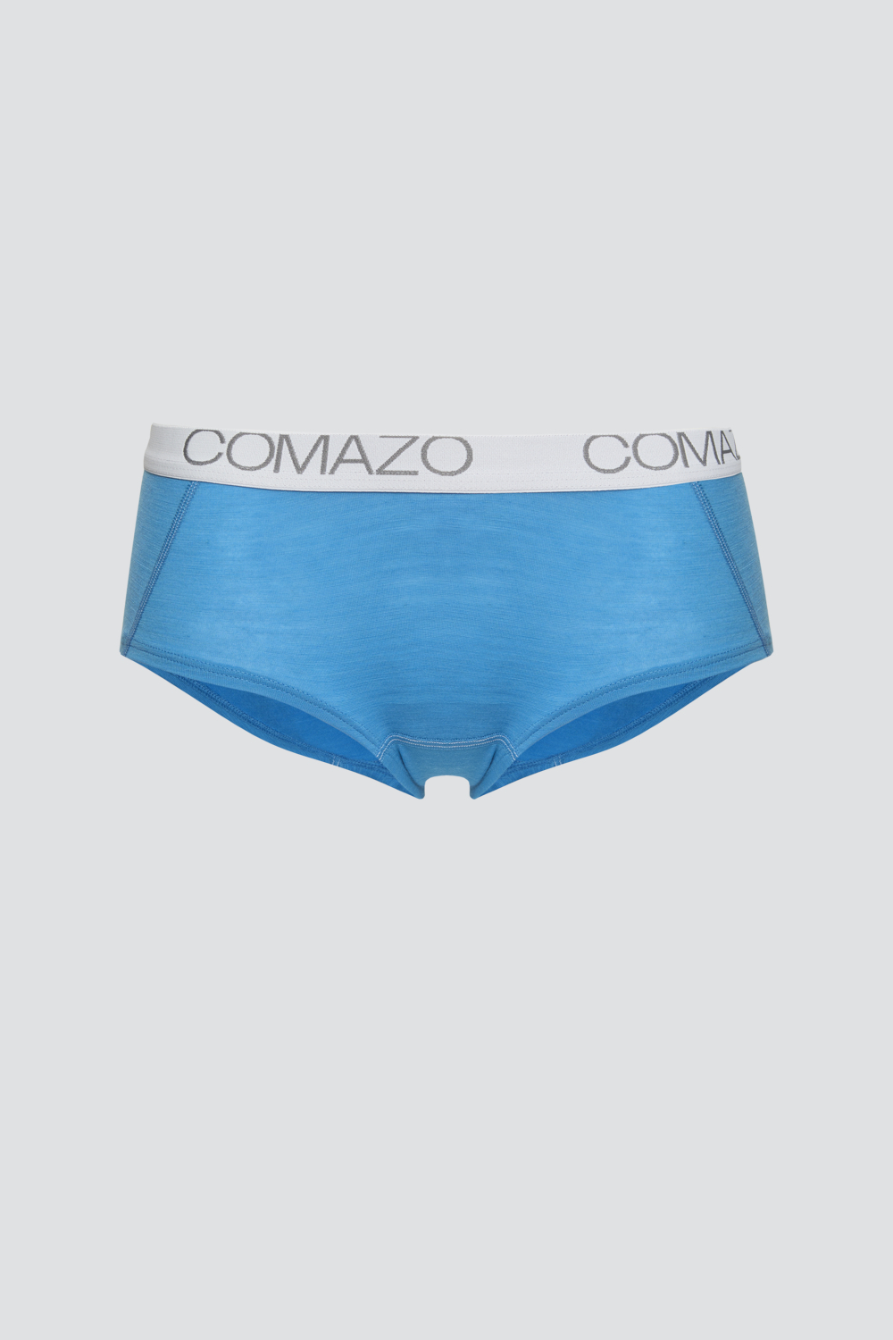 Produktbild Vorderansicht Comazo Damen Panty aus Merinowolle Farbe Blue