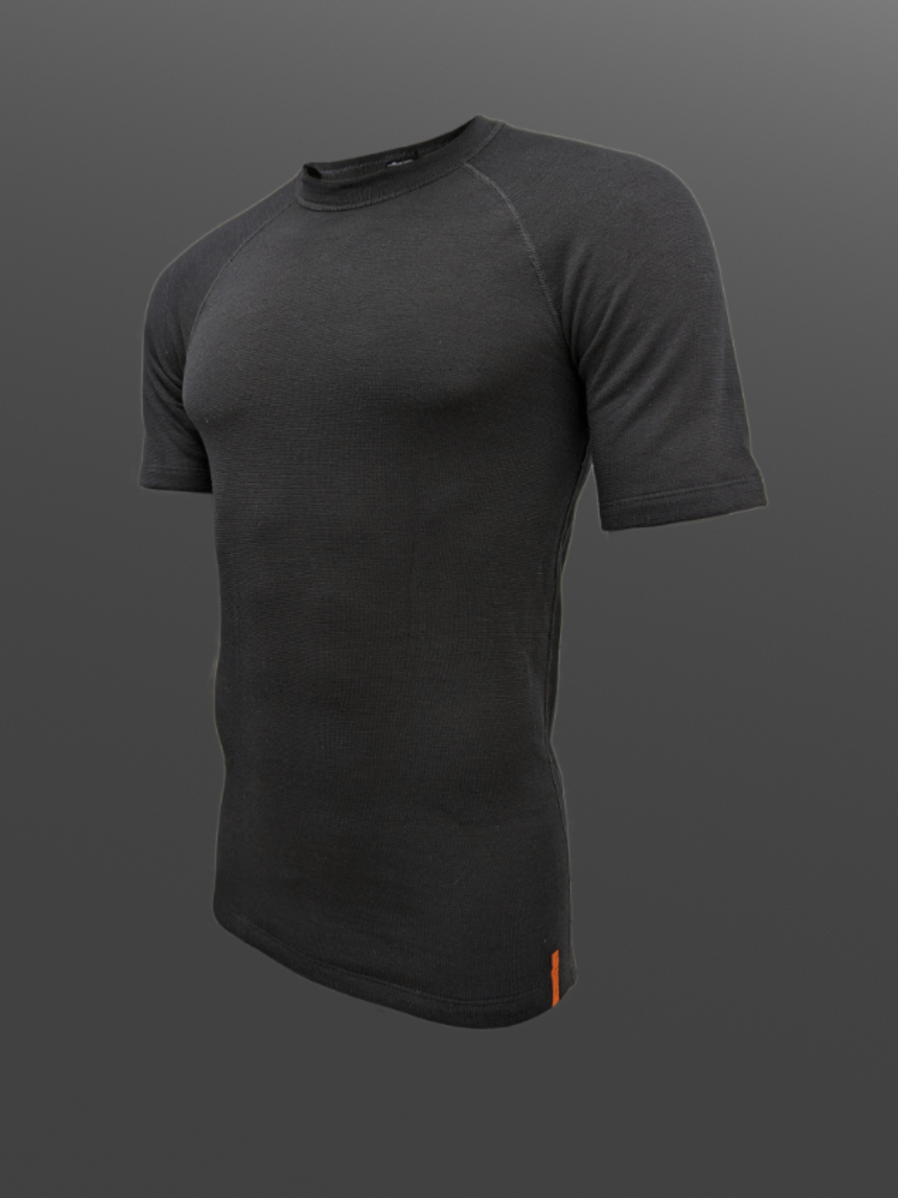Merino Wool Shirt 1/4 Sleeve (Mulesing Free) by Comazo Protect in Black Product Image Front View: Merino Wool Shirt 1/4 Sleeve (Mulesing Free) by Comazo Protect in Black