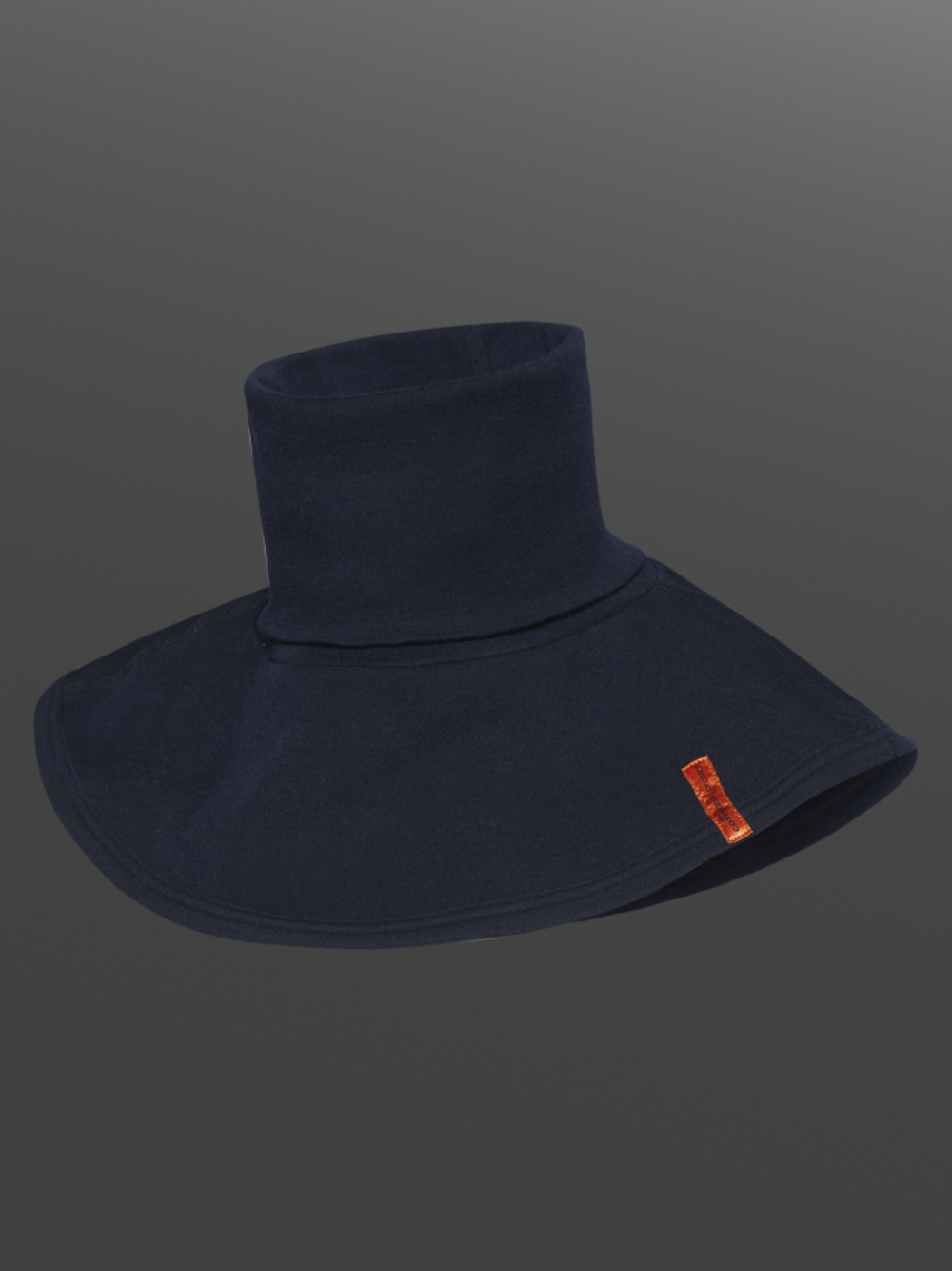 Flammschutz Halscollar von Comazo Protect Farbe Marine Produktbild Vorderansicht Flammschutz Halscollar von Comazo Protect Farbe Marine