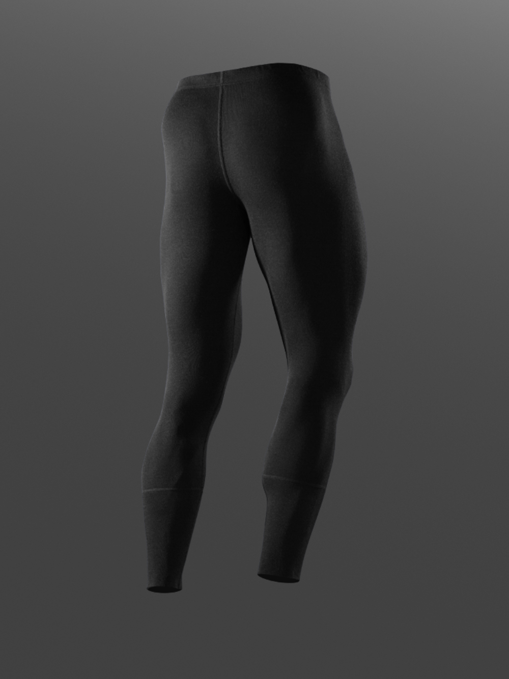 Long flame-resistant underwear from Comazo Protect in the color black. Product image back view of the long flame-resistant underwear from Comazo Protect in the color black.